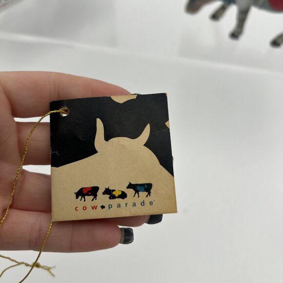 2002 Cow Parade Wizard of Oz Tin Man Cow No. 7242 w/ Box - Picture 5 of 14